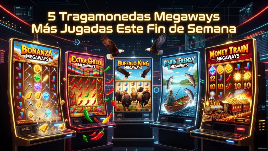 5 Tragamonedas Megaways Más Jugadas Este Fin de Semana