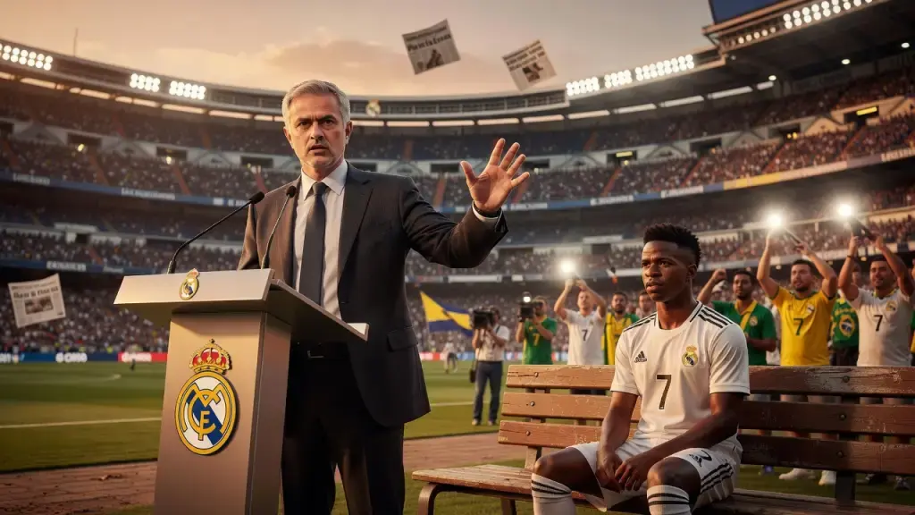 Mourinho respalda a Vinicius Júnior en medio de su sanción en España